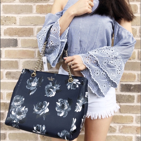 Gaby’sBags👜💕- NWT Kate Spade Floral Tote - Picture 5 of 8